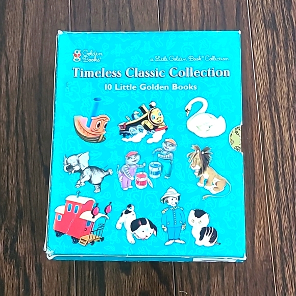 Golden Books Timeless Classics Collection 10 Book Boxed Set Vintage 70s-97 NEW - Picture 2 of 9